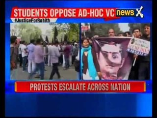 Protests for justice for Rohith in Delhi