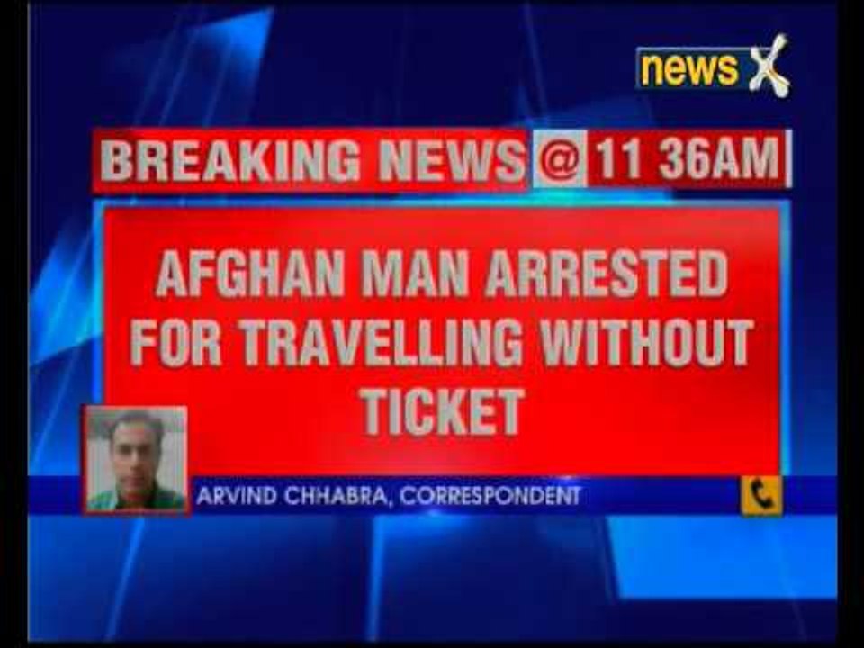 Afghan national arrested for travelling without ticket in Pathankot