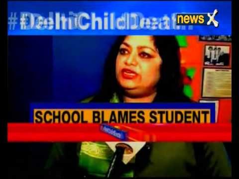 Delhi Child Death: School blames the victim