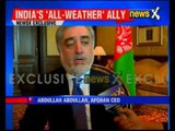 NewsX's Geeta Mohan speaks to Aghanistan's chief executive officer, Abdullah Abdullah