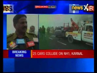Fog causes 25-car pile-up at Karnal, 4 dead