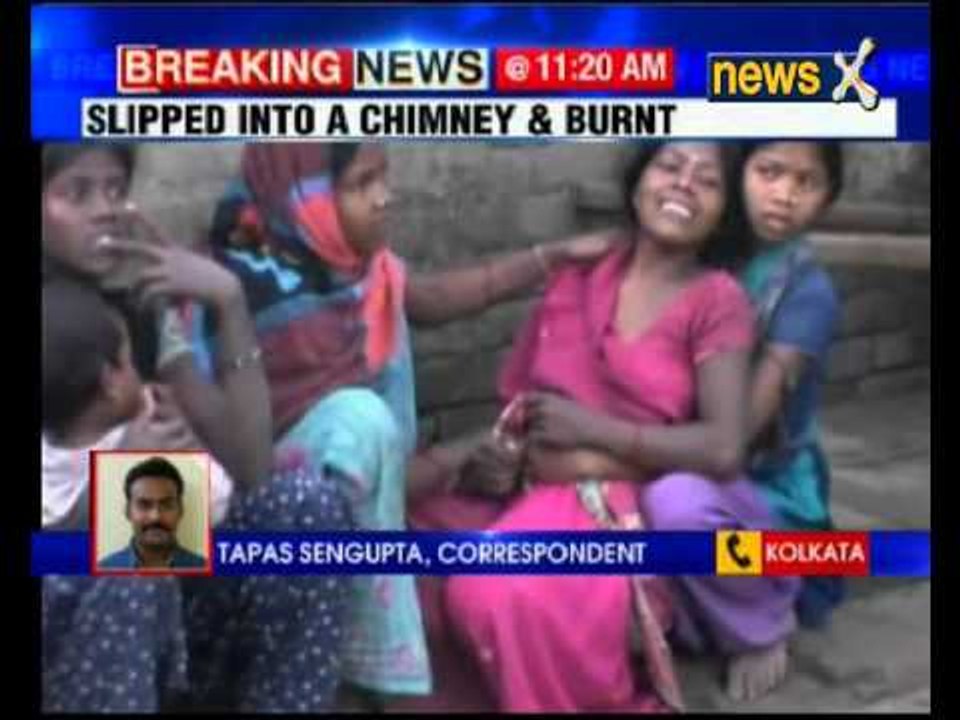 2 girls burnt alive in a chimney of brick facto...