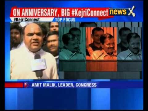 Delhi CM Arvind Kejriwal opens call lines for Delhiites as AAP marks a Year in office