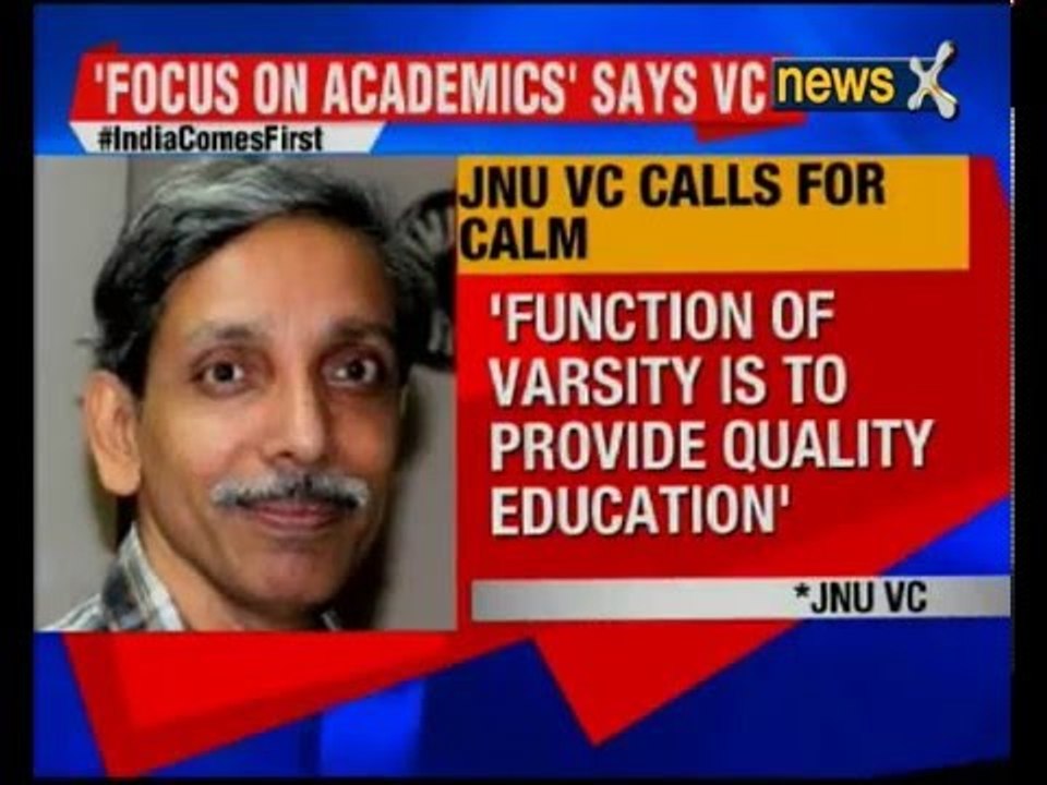JNU Row: Amidst the protests JNU VC asks students to focus on academics