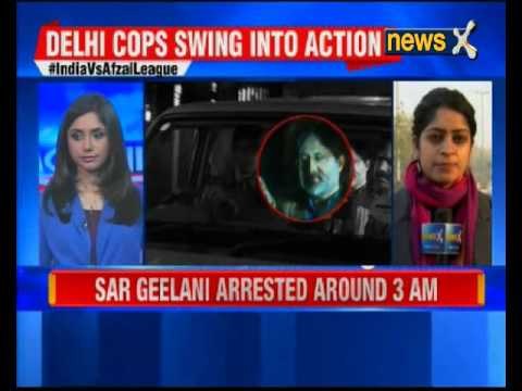Delhi University professor Sar Geelani arrested by police