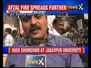 JNU Row: Huge protest at Jadavpur University