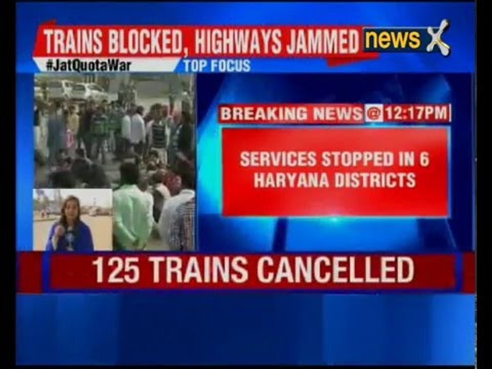 Jat Quota Row: Internet and SMS services stopped in six districts of Haryana