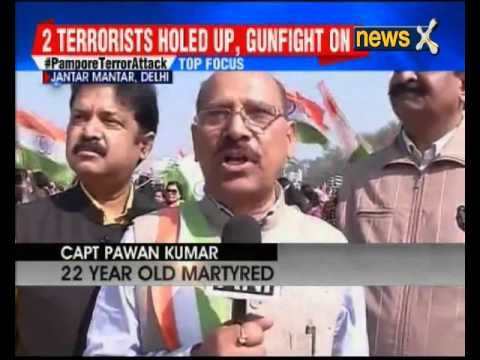 Terrorists attack CRPF convoy in Pampore