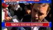 Congress Vice President Rahul Gandhi join students protest at Jantar Mantar