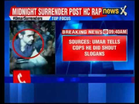 JNU Row: Umar Khalid tells cops he did shouted Pro-Afzal slogans