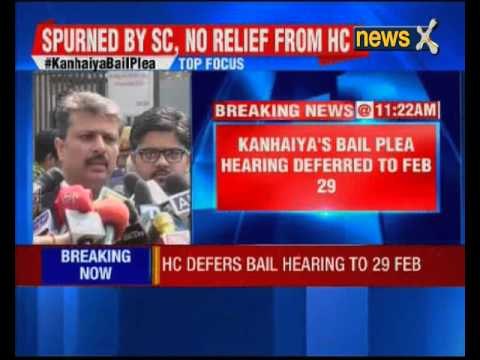 JNU Row: Delhi HC defers Kanhaiya Kumar's bail petition till February 29