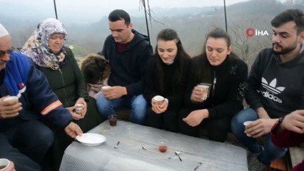 Üzüm Asmasına Kızdı, Ağacın Tepesine Kamelya Yaptı