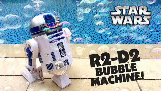 Star Wars R2-D2 Lights and Sounds Bubble Machine Imperial Toy || Keiths Toy Box
