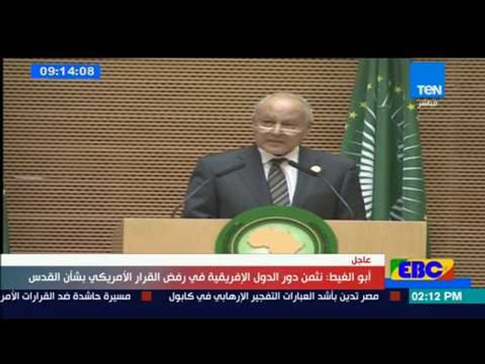 أبو الغيط: نجدد رفضنا لقرار الأمريكى باعتبار القدس عاصمة لإسرائيل