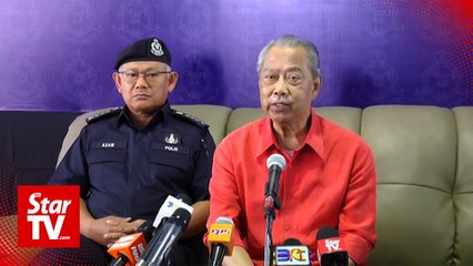 下载视频: Semenyih by-election: Muhyiddin denies campaigning on polling day