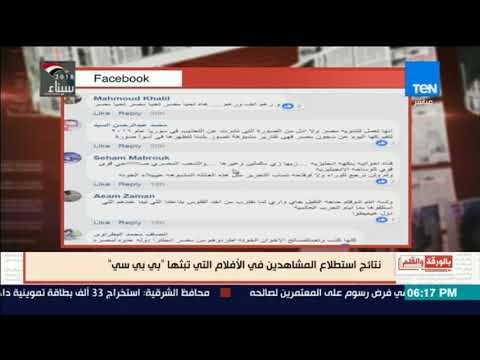 الديهي يعرض نتائج استطلاع البرنامج عن أفلام إذاعة بى بى سي ضد مصر