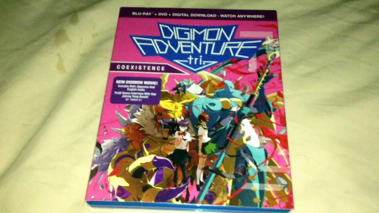 Digimon Adventure Tri: Coexistence (Film 5) Blu-Ray/DVD/Digital HD Unboxing
