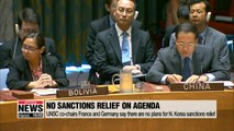 UN Security Council not considering North Korea sanctions relief