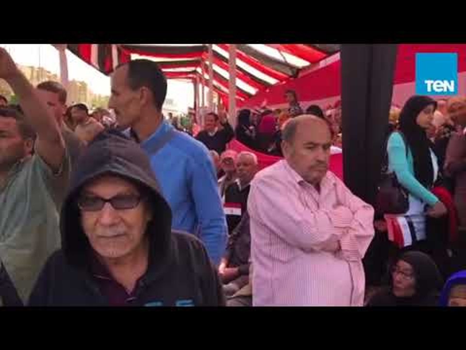 الرئيس | أغنية تسلم الأيادي تشعل الحماسة في نفوس الناخبين في مدرسة عمر بن الخطاب بالمطرية