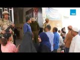 الرئيس | احتشاد المواطنين أمام إحدى اللجان الانتخابية في الصعيد