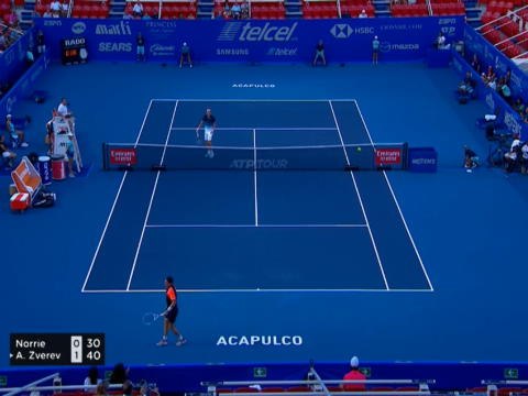 تنس: بطولة اكابولكو: زفيريف يهزم نوري 7-6 و 6-3