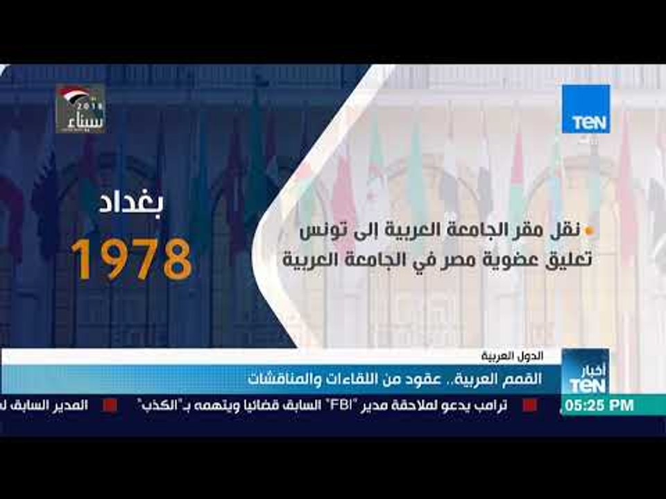 أخبار TeN - تقرير| القمم العربية.. عقود من اللقاءات والمناقشات