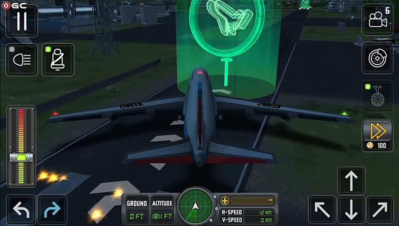 Flight Simulator "Boening Mexico Night Flight" Open World Map - Android Gameplay FHD #4