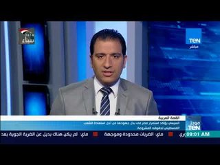 موجزTeN - السيسي يؤكد استمرار مصر في بذل جهودها من أجل استعادة الشعب الفلسطيني لحقوقه المشروعة