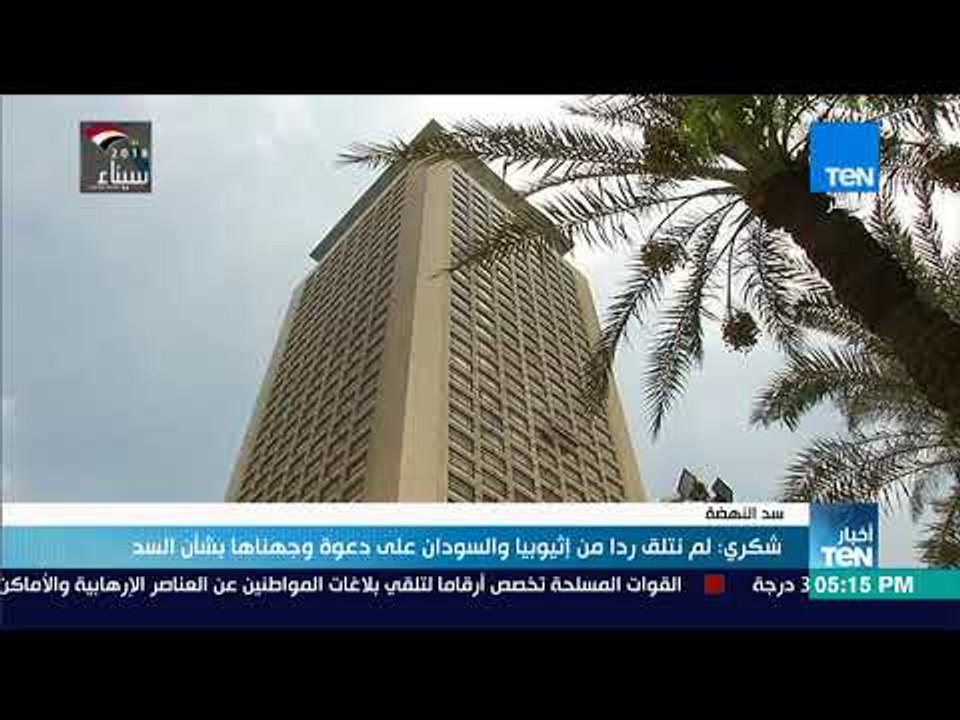 أخبار TeN - شكري: لم نتلق ردا من إثيوبيا والسودان على دعوة وجهناها بشأن السد
