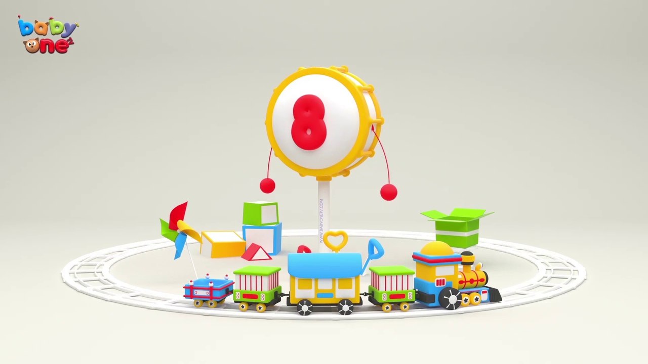 Number train for kids I Babyone Kids TV