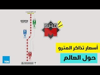 أسعار تذاكر المترو حول العالم