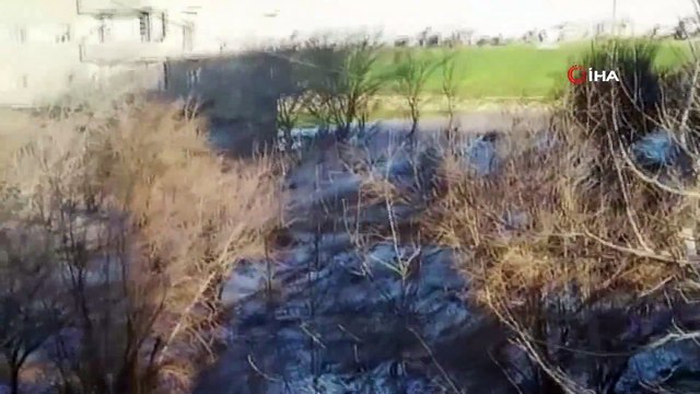 Nusaybin’de içme suyu şebekesi patladı... Sular etrafa böyle saçıldı