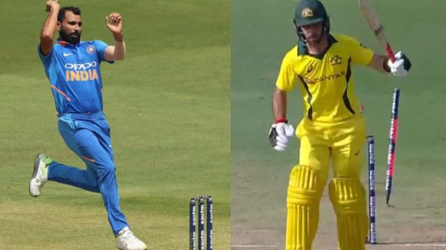 India vs Australia, 1st ODI: Md Shami dismisses dangerous looking Glen Maxwell| वनइंडिया हिंदी