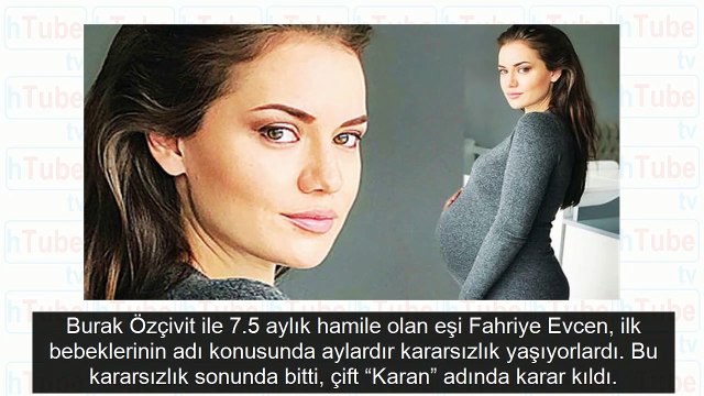 Burak Özçivit ile Fahriye Evcen'in bebeğinin adı belli oldu