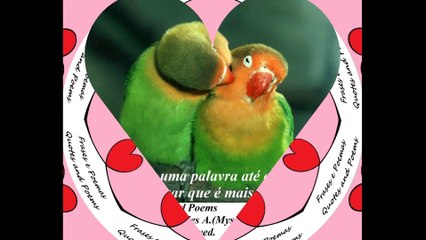 O amor é apenas uma palavra até que alguém aparece...[Frases e Poemas]
