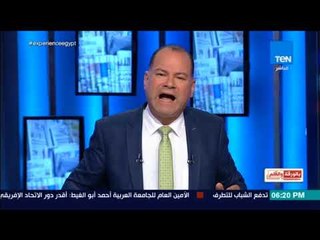 بالورقةوالقلم-الديهى لتوفيق عكاشة:أنت لا تساوى اتنين مليم واحناعندنا كرامة ولا نقبل أي إساءة للشعب