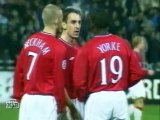 Panathinaikos v. Manchester United 07.03.2001 Champions League 2000/2001 highlights