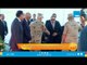 لحظة وصول الرئيس السيسى إلى شبين الكوم لافتتاح عدد من المشروعات التنموية