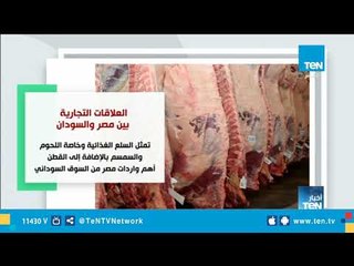 إنفوجراف| العلاقات التجارية بين مصر والسودان
