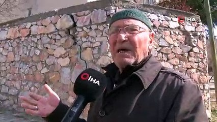 Tokat'ta Korkutan İstinat Duvarı