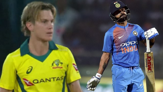 India vs Australia, 1st ODI: Virat Kohli departs for 44, Adam Zampa strikes | वनइंडिया हिंदी