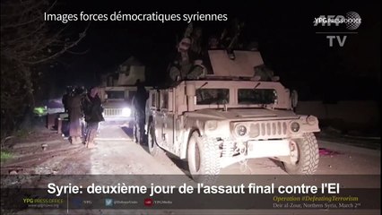 Syrie: combats intenses pour chasser l'EI de sa dernière poche