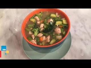 طريقة عمل شوربة خضار بالفراخ مع الشيف غادة مصطفى