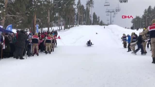 Kars 5'nci Sarıkamış Kış Oyunları Festivali'nden Renkli Görüntüler