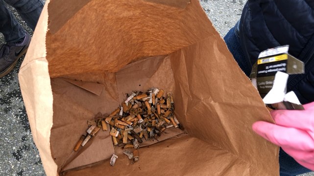 Pesket lance une opération de ramassage de mégots