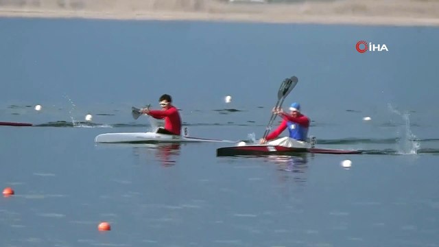 Kanoda olimpik ve genç milli takım seçme yarışları Köyceğiz'de başladı