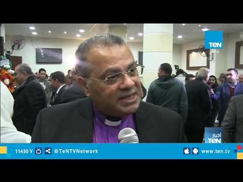 افتتاح كنيسة ملوي الإنجيلية بالمنيا بعد ترميمها بسبب تخريب الإخوان لها