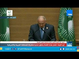 أبو الغيط: يتوجب على الجانبين العربي والإفريقي العمل بشكل أوثق لمواجهة التحديات