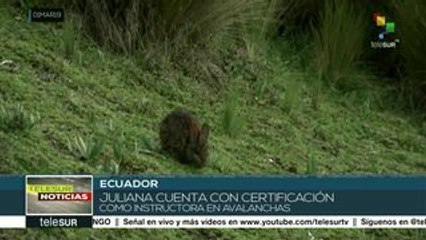 Juliana García, la primera latinoamericana guía profesional de montaña