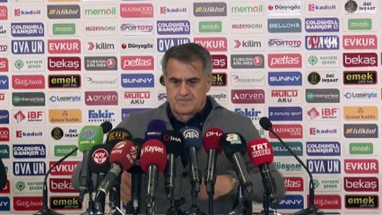 Şenol Güneş: “2 puan kaybettiğimiz için üzgünüz”